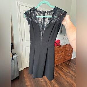 Mini Black Lace Dress